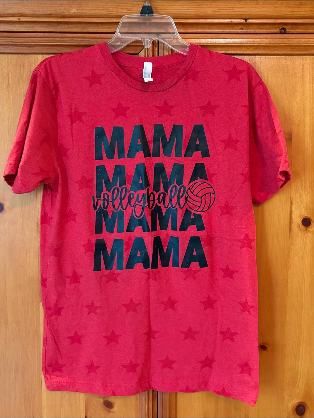 Boutique Mama Volleyball Graphic Tee - Red